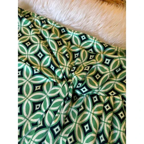 Boden Green Patterned Midi Skirt - Picture 6 of 11
